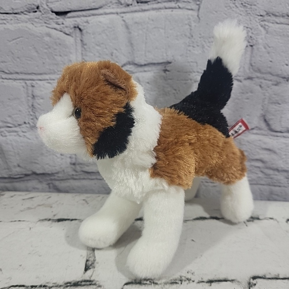 Douglas Maps The Calico Cat Plush‎ 7" Pretend Pet Stuffed Animal Cuddle Toy